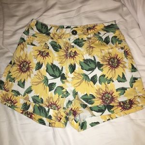 Sunflower high waisted shorts